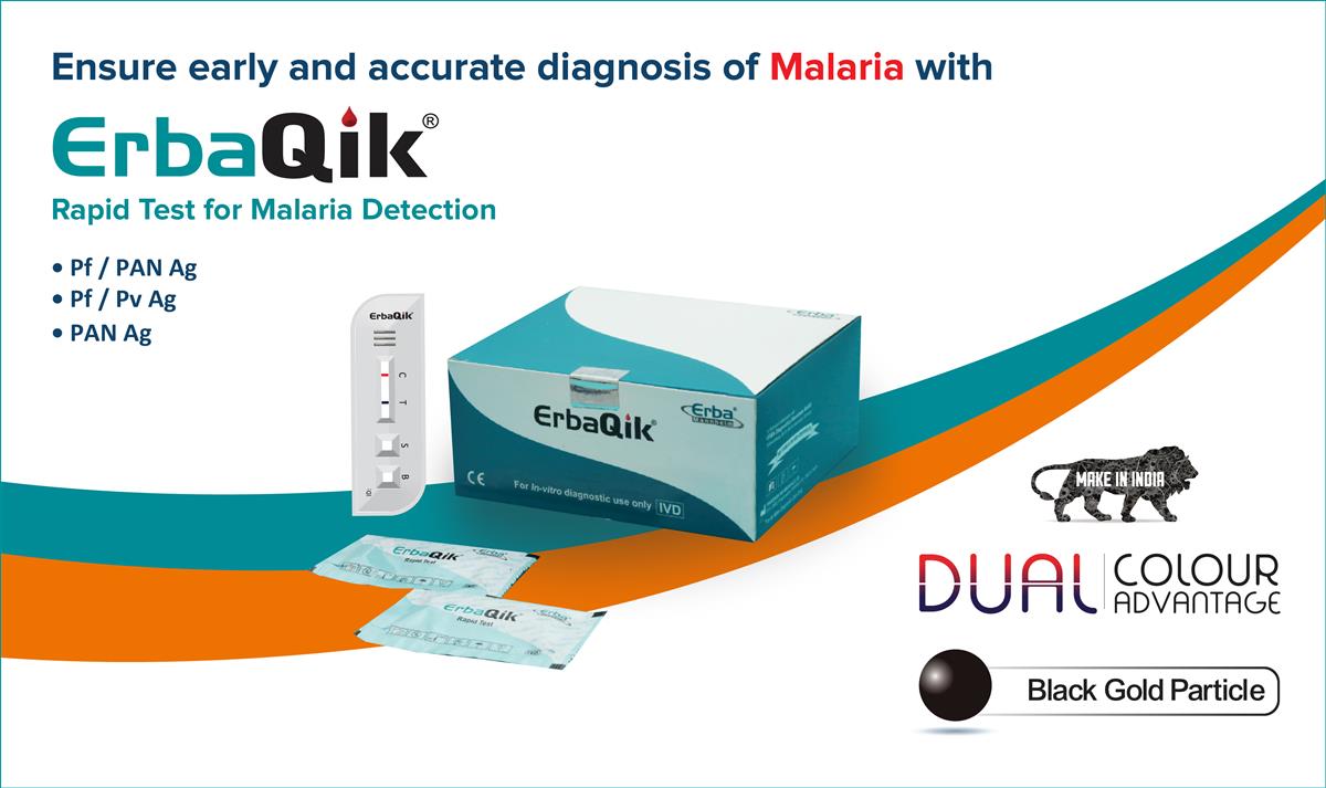 ErbaQik Rapid kits for early and accurate screening of malaria